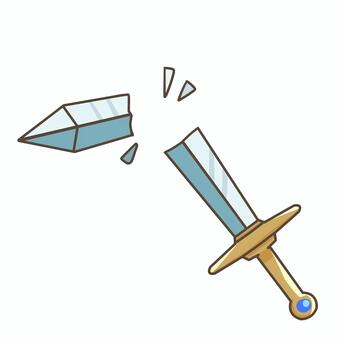 折れた剣 ファンタジー,冒険,金属,刃,遺物,戦士,剣のイラスト素材
