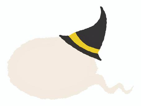 ハロウィンのオバケ吹き出し　3 秋,ハロウィン,吹き出し,フキダシ,手書き,ふきだし,吹き出す,フレーム,あしらい,飾り罫のイラスト素材