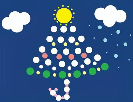 アンブレラ アンブレラ,傘,天気,マル,雨具,雲のイラスト素材