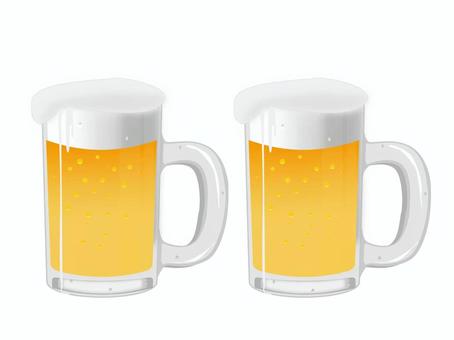 うまいビール2 ビール,生ビール,生,美味しい,冷たい,ビールジョッキ,ジョッキ,アルコール,酵母,飲み物のイラスト素材