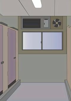 公共施設トイレ トイレ,便所,公共トイレ,無人,衛生のイラスト素材