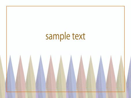 かわいい鉛筆素材のフレーム＿ポストカード 鉛筆,パステル,フレーム,枠,飾り枠,ポストカード,メッセージ,メッセージカード,かわいい,cuteのイラスト素材