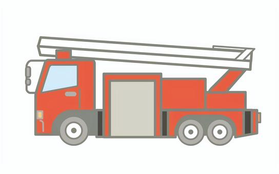 消防署の高所放水車のアイコン 消防署,高所放水車,火事,消防車,緊急車両,アイコン,イラストのイラスト素材