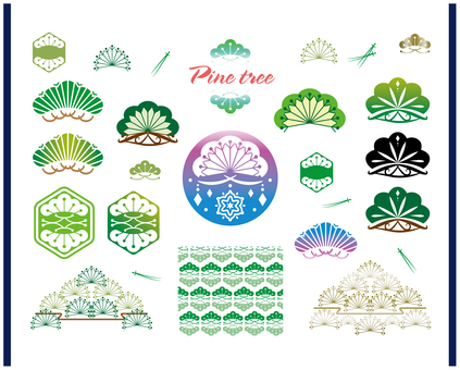 ロマンチック和素材～松～