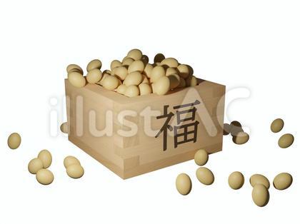 枡と大豆(節分)