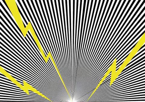 Concentrated line Radiation Thunder Kaminari Manga background, JPG and AI Concentrated line Radiation Thunder Kaminari Manga background, concentration line, radiation, kaminari, JPG and AI