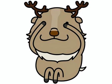 トナカイさん チラ見