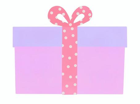プレゼントのイラスト：紫とピンクリボン プレゼント,箱,リボン,水彩,ギフト,ラッピング,贈り物,アイコン,ピンク,紫のイラスト素材