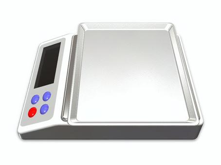 電子天秤の上にトレイ 電子天秤の上にトレイ 電子天秤,トレイ,計量,質量,測定,デジタル,はかりのイラスト素材