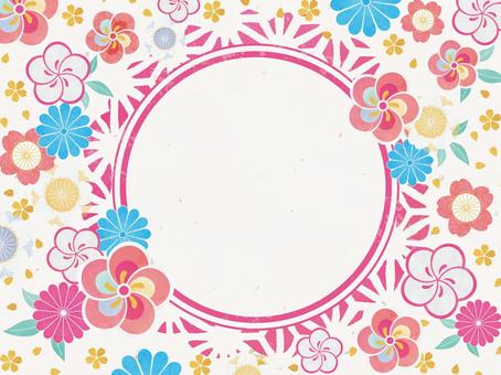 Watercolor flowers and handles 6, JPG, PNG and AI Watercolor flowers and handles 6, flower handle, watercolor, japanese style, JPG, PNG and AI