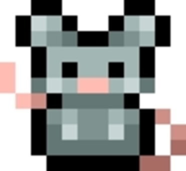 ねずみ（ドット絵） ねずみ,小動物,ドット絵,動物,ドット,絵,ゲーム,ピクセルアート,レトロ,rpgのイラスト素材