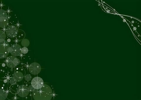 クリスマス　キラキラ背景素材　緑 クリスマス,雪,結晶,雪の結晶,緑,グリーン,雪結晶,真冬,冬,12月のイラスト素材