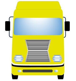 トラック107 車,トラック,正面,物流,運輸,運送,ロジスティクス,貨物,輸送,流通のイラスト素材