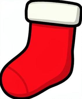 赤の靴下です。 赤の靴下です。 靴下,シンプル,ソックス,クリスマス,装飾,雑貨,足元,ファッション,赤のイラスト素材