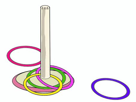 輪投げ 輪投げ,遊び,ゲーム,イベント,わなげ,子供,お祭り,縁日,子ども,ゲームコーナーのイラスト素材