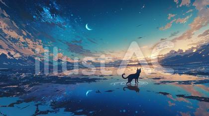 湖の猫1