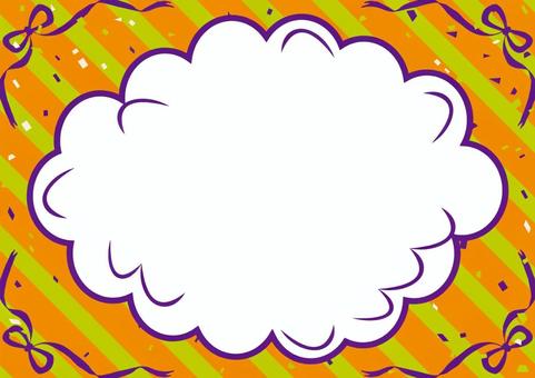 Halloween color scheme ribbon striped background, ribbon, halloween, halloween, JPG and EPS