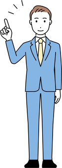 Illustration, employee, businessman, suit, 