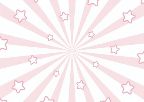 シンプルで可愛いピンク色の集中線と星 シンプルで可愛いピンク色の集中線と星 集中線,星,シンプル,ポップ,ピンク色,背景のイラスト素材