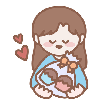 Illustration, valentine's day, cupcake, confession, 