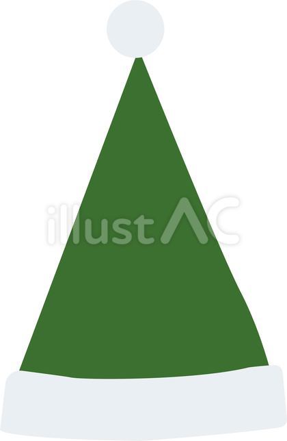 クリスマス サンタ帽 緑
