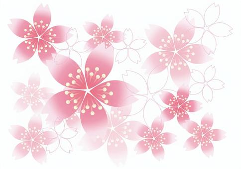 Sakura no Hana 10, flower, cherry blossoms, spring, JPG, PNG and AI