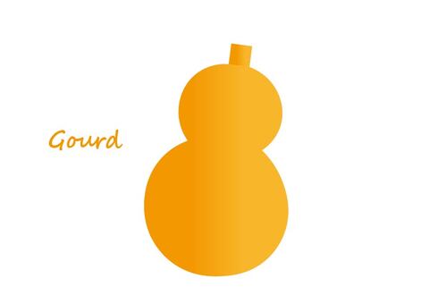 Gourd, gourd, lucky goods, japan, JPG, PNG and AI