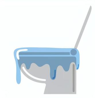 #3222洋式トイレ詰まり トイレ,水漏れ,詰まり,溢れ,故障,ワンポイント,デザイン,素材のイラスト素材