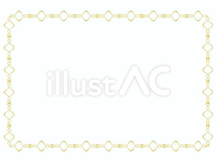 フレーム02 モスク,アラベスク,曲線のイラスト素材