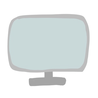 テレビモニター(薄型) テレビ,モニター,スクリーン,tv,薄型のイラスト素材