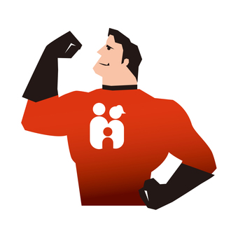 スーパーヒーロー スーパーヒーロー,ヒーロー,英雄,アメコミ,アニメ,マッチョ,筋肉のイラスト素材