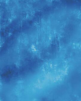 コバルトブルーの水彩背景 青,コバルトブルー,セルリアン,水彩,背景,テクスチャ,涼感,爽やか,抽象,和風のイラスト素材