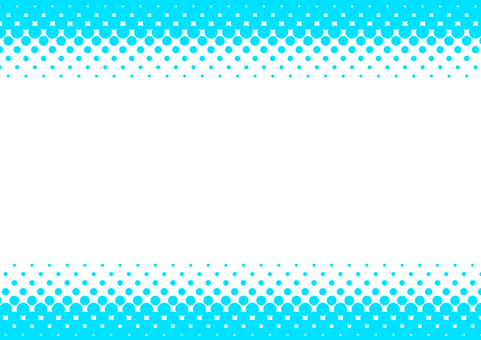 明るい水玉フレーム背景 フレーム,枠,背景,水玉,ドット,水色,青,ポップ,かわいい,シンプルのイラスト素材