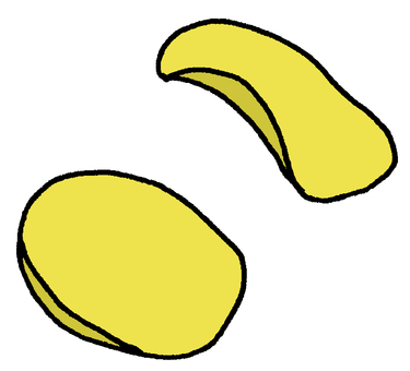 ポテトチップス ポテトチップス,ポテト,じゃがいも,おやつ,おつまみ,スナック,菓子,駄菓子,油,間食のイラスト素材