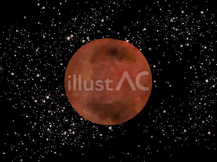 宇宙と火星 宇宙,空,無重力のイラスト素材