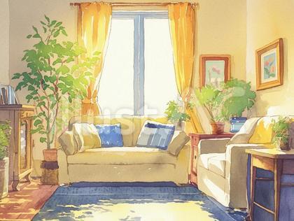 リビングルームイラスト - No: 25263610｜無料イラスト・フリー素材なら「イラストAC」