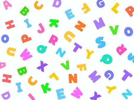 アルファベットパターン（ビビッド） アルファベット,ローマ字,英語,パターン,背景,ビビッド,壁紙のイラスト素材