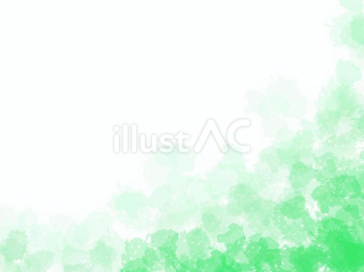 水彩　緑 水彩,緑,手描きのイラスト素材