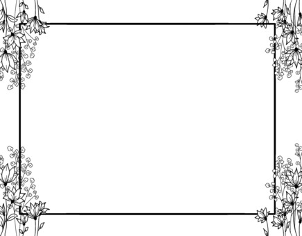 Flower frame illustration, JPG and PNG Flower frame illustration, flores, marco, de moda, JPG and PNG