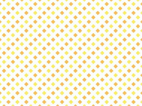 スクエアドット（オレンジ×イエロー） 背景,スクエア,ドット,パターン,オレンジ,黄色,パステル,カラフル,デザイン壁紙,ドット柄のイラスト素材