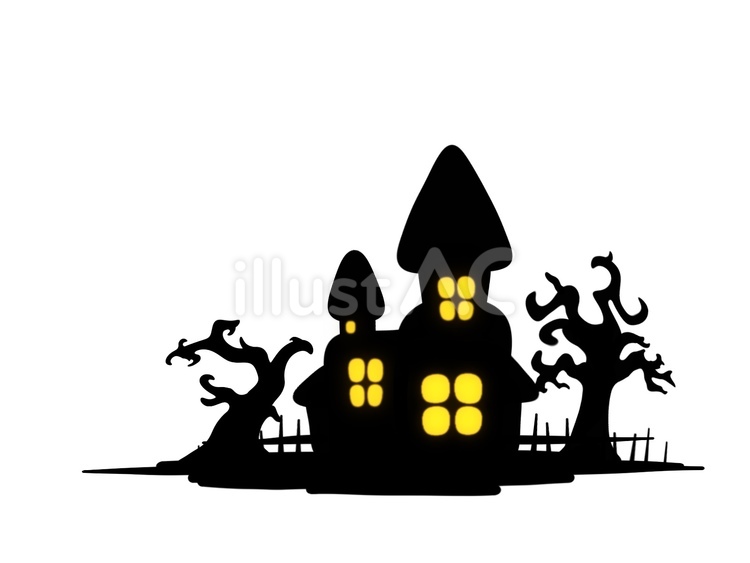 ハロウィンの家 ハロウィン,家,建物のイラスト素材