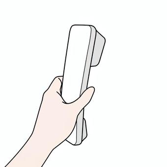 電話をかける手 電話,受話器,通話,オフィス,手,ビジネス,コールセンター,問い合わせのイラスト素材