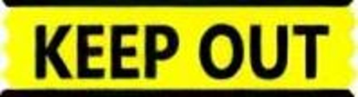 KEEP OUT（短い）（※AI有） keepout,規制線,キープアウト,枠,ストップ,フレーム,ハザード,デンジャー,交通整理,止まれのイラスト素材