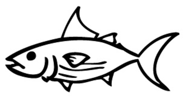 さかな白黒イラスト 無料イラストなら イラストac