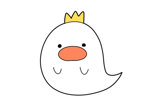 Illustration, ghost, cute, lovely, 