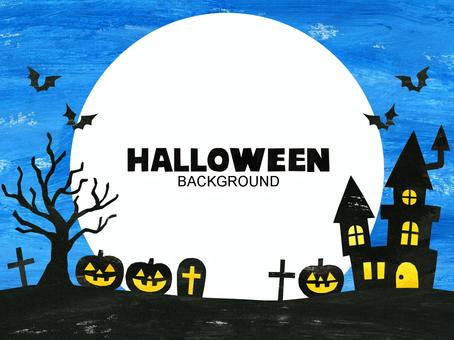 Halloween night background (blue), autumn, event, halloween, JPG, PNG and AI