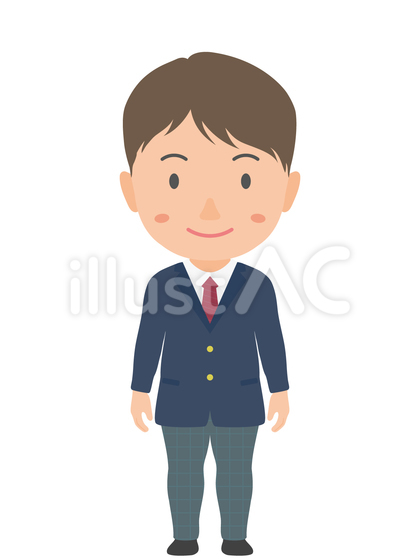 男子高校生 ブレザー