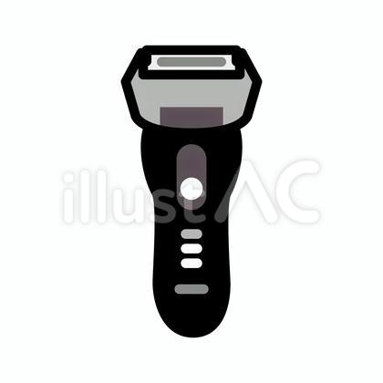 電気シェーバー 白黒