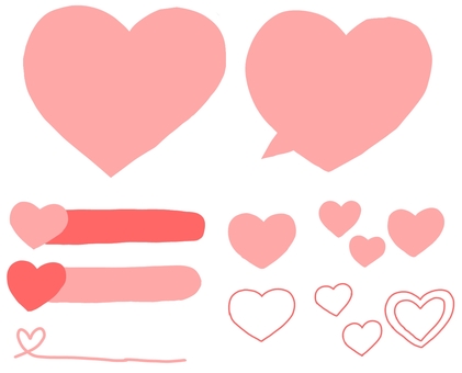 Illustration, Illustration, heart, tiny, lovely,