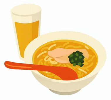 黄金の組み合わせ　至福のラーメンセット
